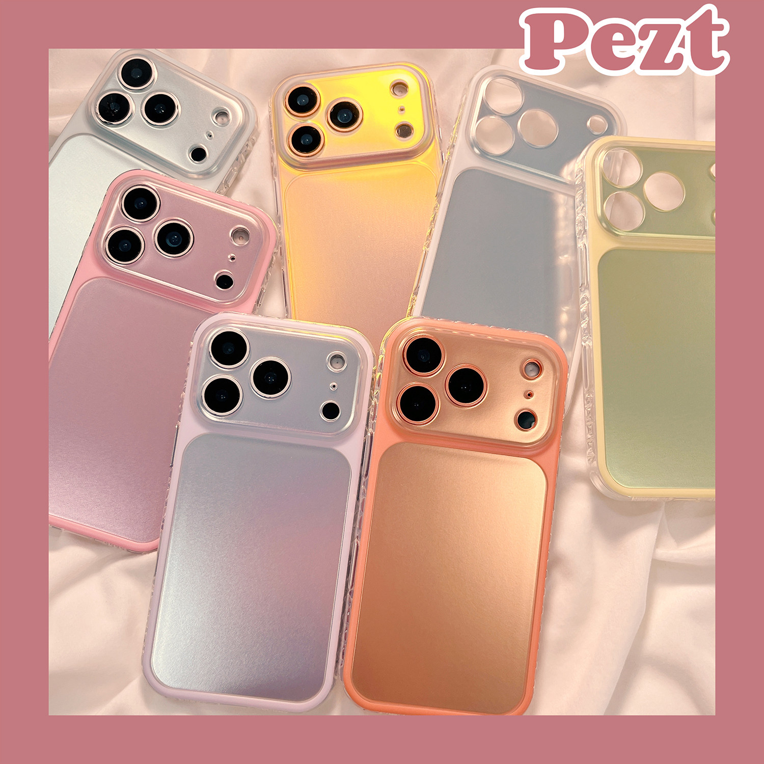 ins风镭射高级感适用苹果17手机壳情侣iphone16promax新款18pro个性15Pro防摔套14Pro少女心16Pro全包女极简