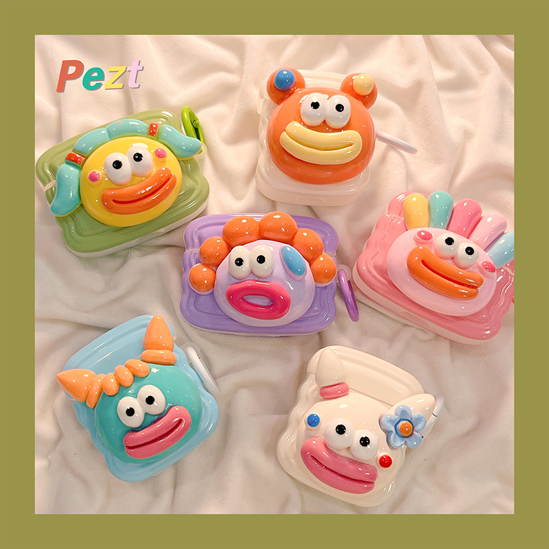 苹果耳机壳tpu香肠嘴情侣保护壳