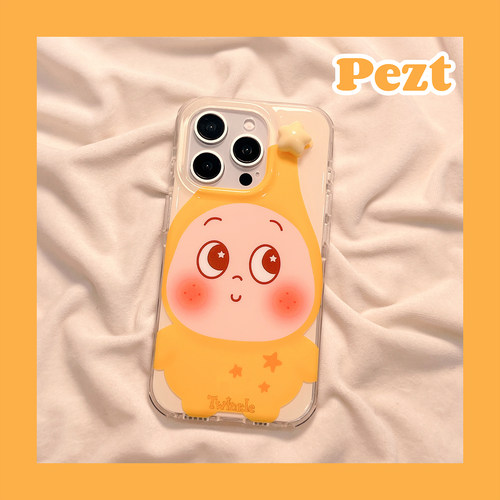 可爱超萌星星人手机壳新款