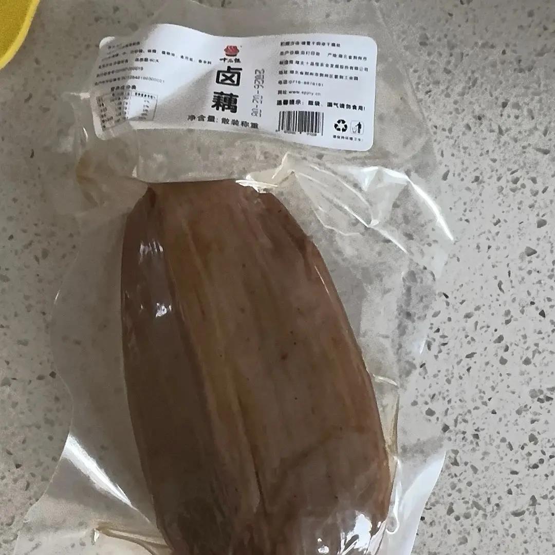 大块卤藕开袋即食卤味莲藕湖北特产熟素食方便下饭菜称重开胃零食