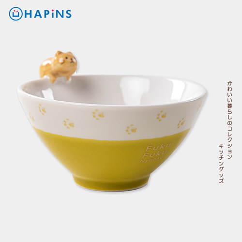 hapins碗光滑釉面釉下彩更安心