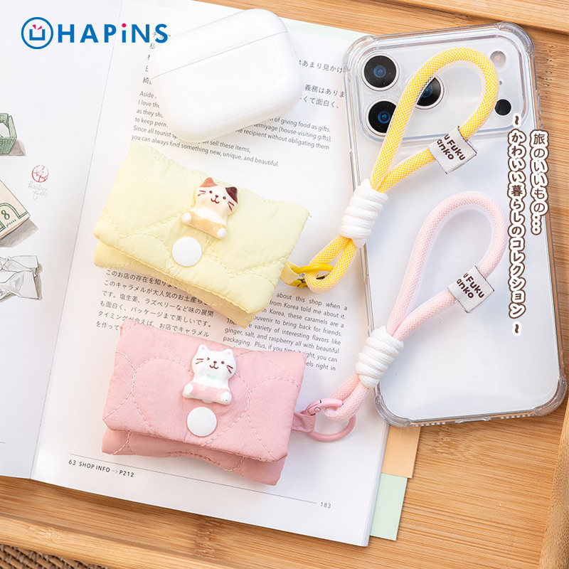 【小猫耳机包挂包】HAPiNS苹果AirPods收纳保护挂绳收纳包蓝牙,模玩/动漫/周边/娃圈三坑/桌游,动漫水杯/居家/百货,淘宝优惠券,粉丝福利购,淘宝优惠卷
