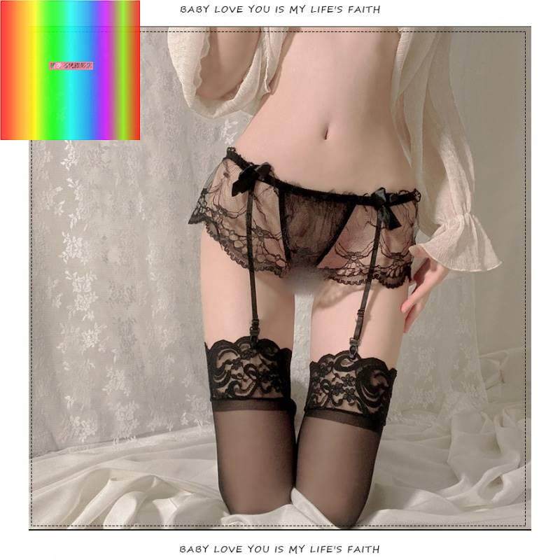 性感网红纯欲风黑白色蕾丝花边长中筒过膝吊带袜女夏季撕网袜,女士内衣/男士内衣/家居服,长筒袜,淘宝优惠券,粉丝福利购,淘宝优惠卷