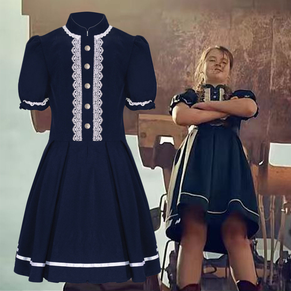 2023新电影玉米地的小孩艾登cos服万圣节恐怖角色扮演裙子cosplay