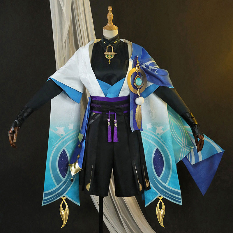 原神散兵cos服流浪者散兵cosplay服装帽子全套男游戏服装图片