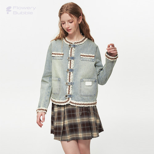 FloweryBubble花边小香风外套