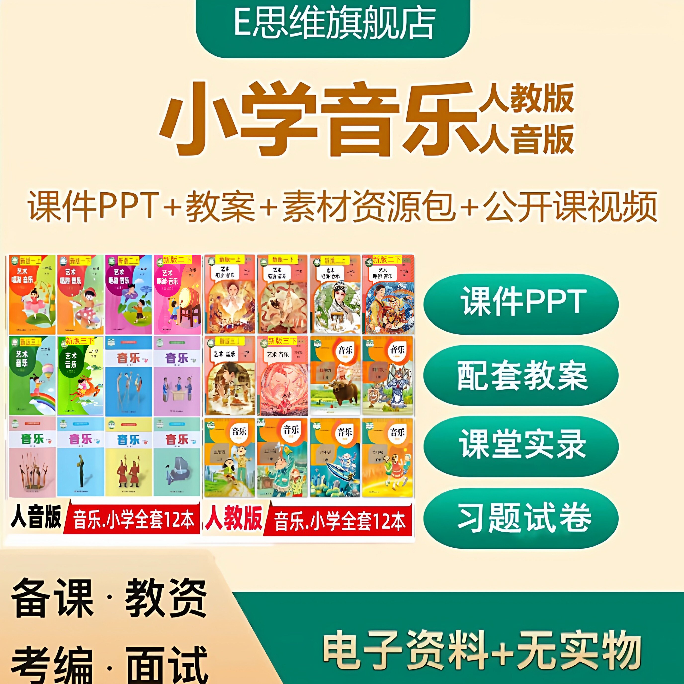 2026人教版人音版小学音乐1一二三四五六年级上下册PPT教案优质课