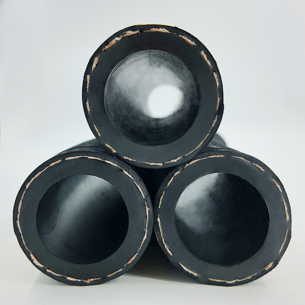 黑色高压编织橡胶软管空气管水管耐液压油管耐磨风炮夹线编织胶管