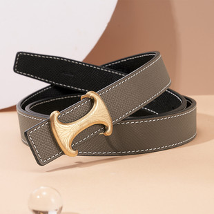 BOSSsunwen专柜同款时尚女士皮带真皮高档牛皮裤腰带女商务送礼