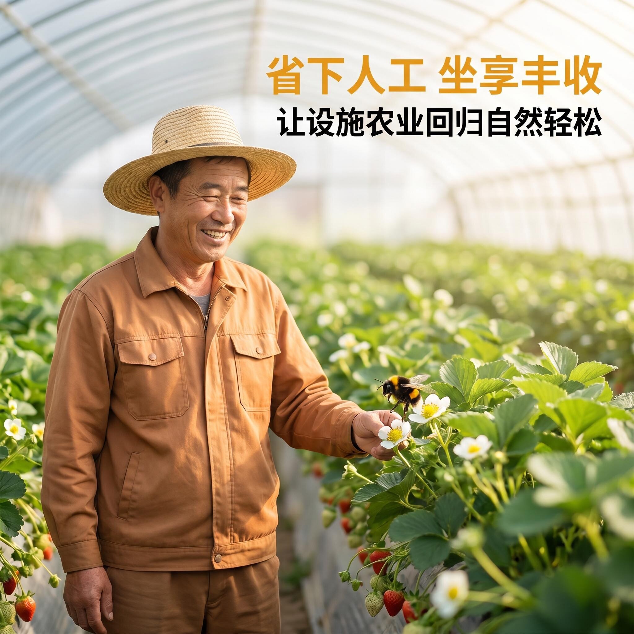 熊蜂授粉蜂农业辅助省工坐享丰收
