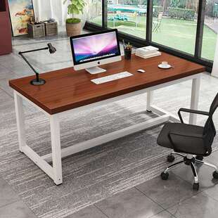 电脑桌80cm高书桌8590高写字台加长1.82米简约实木色书法桌