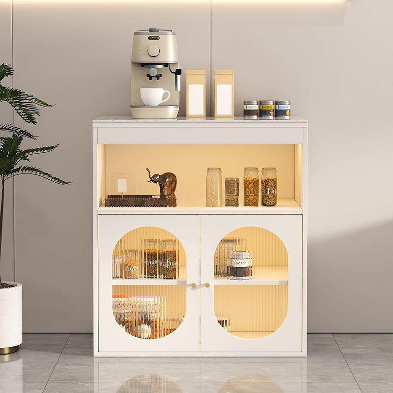 客厅隔断伸缩吧台桌奶油风网红玄关轻奢岩板餐边柜小户型折叠吧台