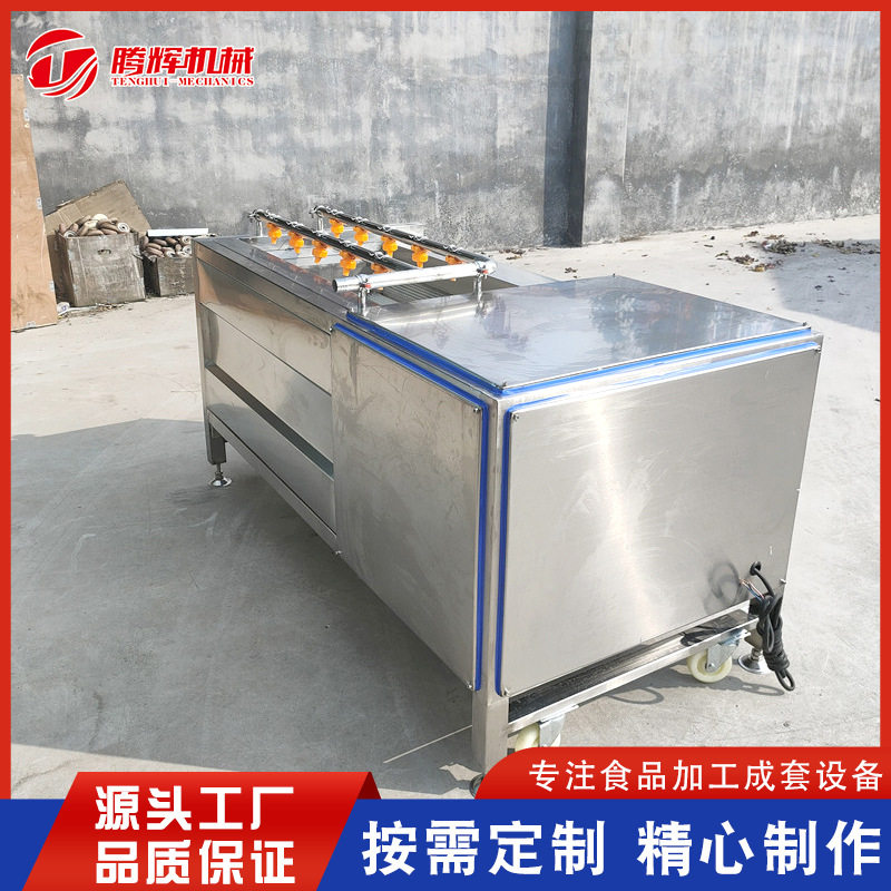 地瓜毛辊机地瓜清洗毛辊机蔬菜批发市场毛辊清洗机设备厂家