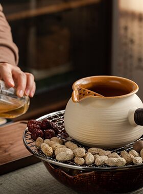 云南古法土陶围炉煮茶器