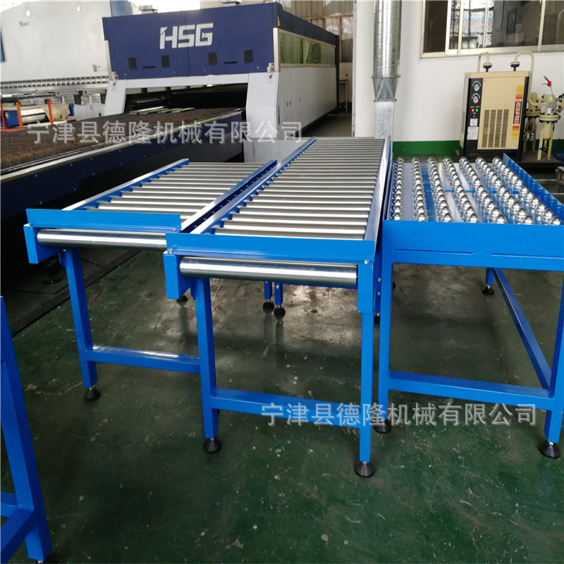 手推工作台万向滚珠输送机