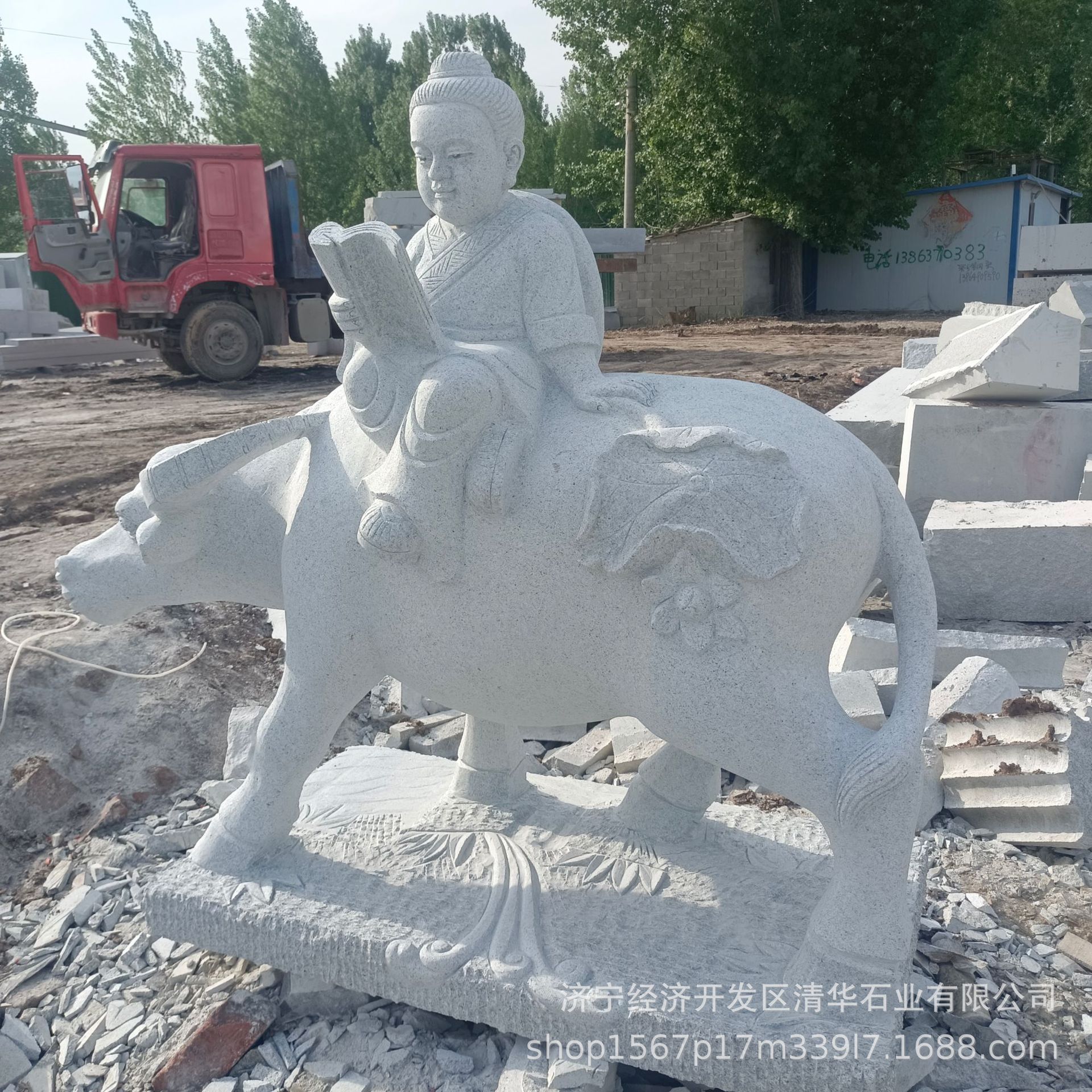 大理石欧式人物喷泉雕塑