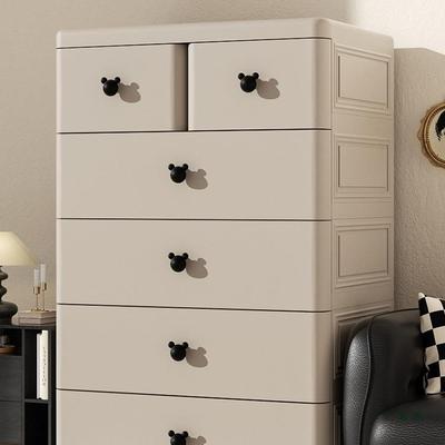 加厚抽屉式收纳柜宝宝衣柜家用多层五斗柜子婴儿童置物储物整理箱