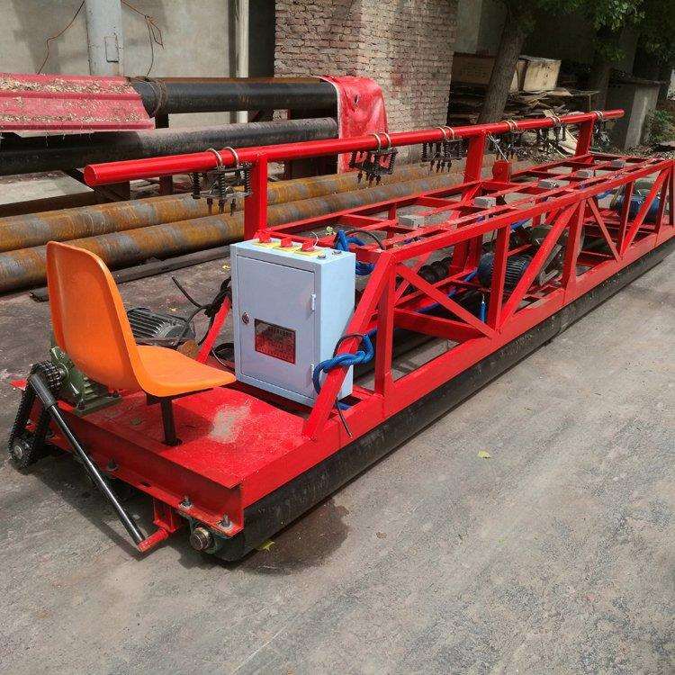 10米四辊轴混凝土摊铺机滚筒式桥面整平机三辊轴摊铺排振一体机