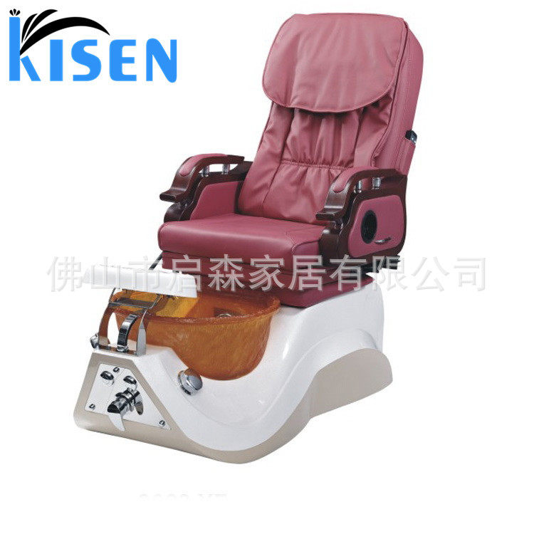 厂家批发美店发电动足浴美甲沙发足疗沙发桑拿躺椅休息沙发按摩椅