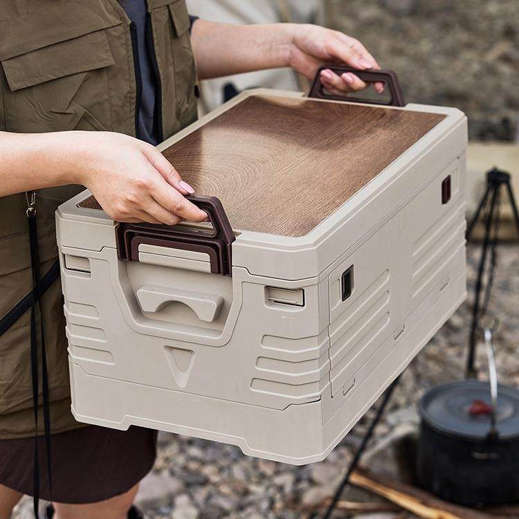 汽车后备箱储物箱户外露营车载收纳箱多功能车用折叠行李盒整理箱