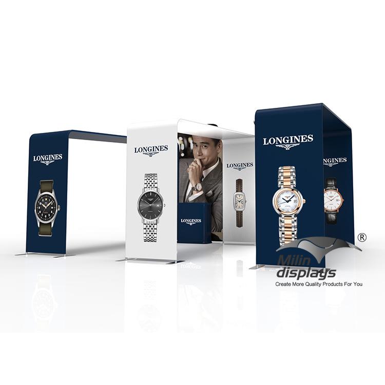 工厂直销展会特装展台可移动展位可循环再用展台热转印布画面