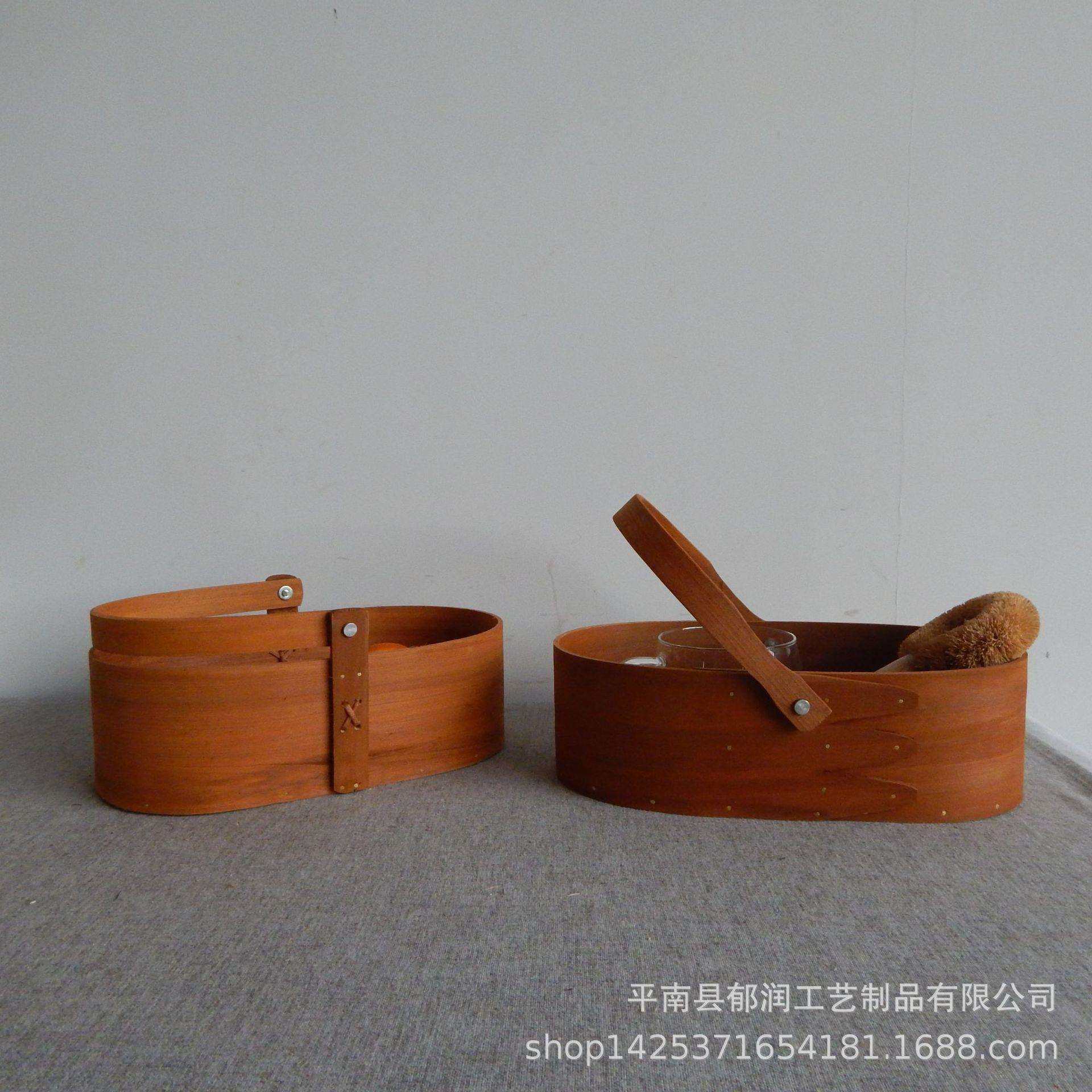 实木板收纳盒水果篮法式风情水果篮原木森系摄影道具野餐点心篮收,电子元器件市场,其它元器件,淘宝优惠券,粉丝福利购,淘宝优惠卷