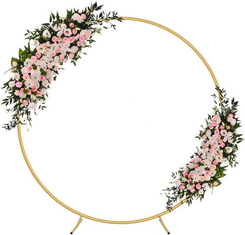 Christmas Halloween 6.6FT Round Backdrop Stand Circle