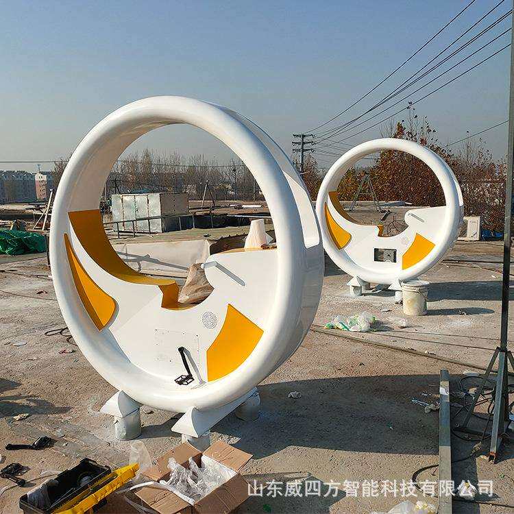 不锈钢亲子互动设备脚踩喷泉单车无动力单车喷泉景观设备