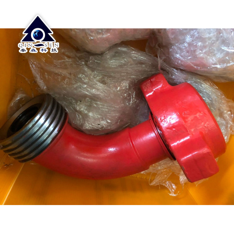 压裂管汇高压由壬90度弯头三通