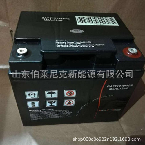 梅兰日兰12V40Ah免维护蓄电池