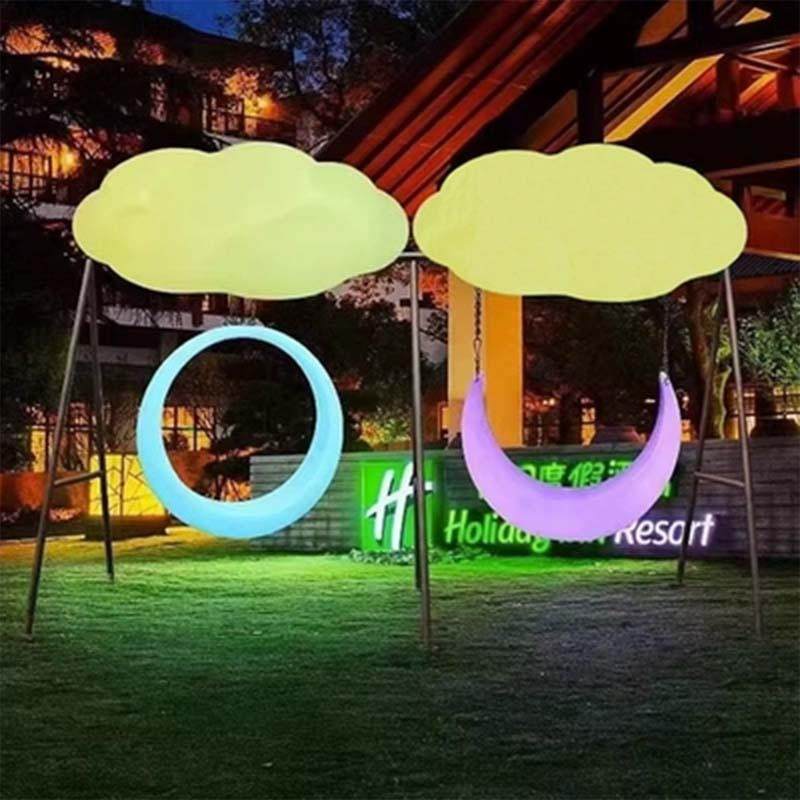 云朵秋千发光文旅地产户外庭院灯广场景区景观灯互动网红灯造景灯,电子元器件市场,其它元器件,淘宝优惠券,粉丝福利购,淘宝优惠卷