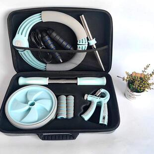 臂力器健腹轮俯卧撑支架套装健身器材腹部训练胸肌臂肌室内设备