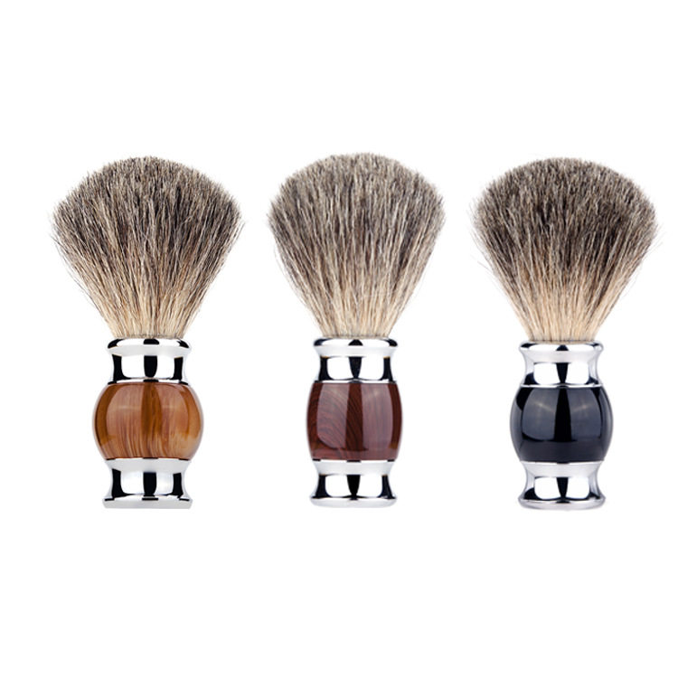 Shaving brush软毛修面刷男士刮胡刷獾毛剃须刷 理发店用胡子刷