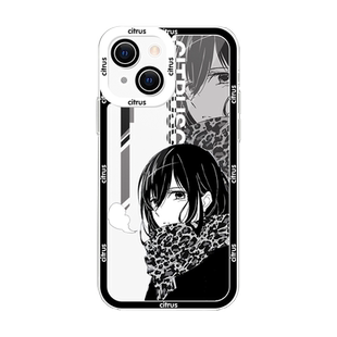 柑橘味香气手机壳苹果13华为mate60Citrus蓝原芽衣iPhone15promax周边小米14漫画OPPO二次元vivo12少女40适用