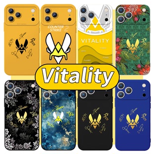 vitality小蜜蜂手机壳苹果17华为vivo周边iPhone16promax小米15pro战队csgo联名OPPO签名14队标major队服适配