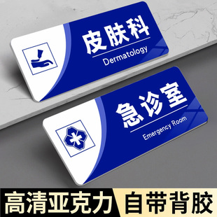 处置室标识牌治疗室门牌诊所标识牌卫生室指示牌卫生所医院提示牌