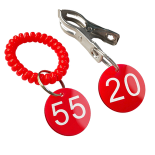 数字号码牌麻辣烫叫号牌餐厅编号钥匙手牌寄存洗浴浴室牌夹子定制