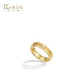 K&IRENE可艾琳海马龙龙鳞系列18K金钻石戒指结婚对戒 七夕礼物