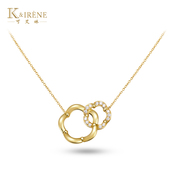 K&IRENE可艾琳海马凤百变系列18K黄金钻石项链送女友 七夕礼物