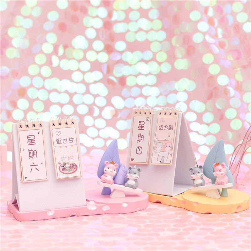 新奇特装饰品心情历程摆件星期少女心星期礼e品工艺品学生礼物