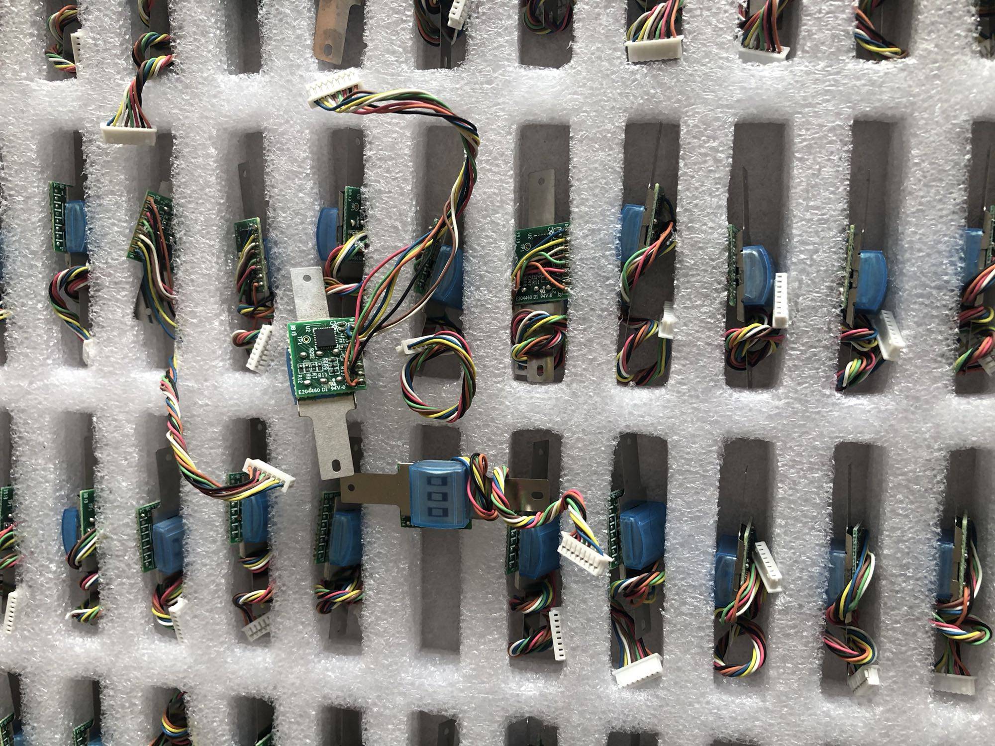 刷卡机磁头带电路板 读卡器磁头 3条磁嘴g 插头8条线 全新