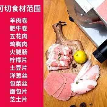 电动机机肉肉e羊肉小型切削肉型手动肉刨刨刨肉卷家用切片机片剥