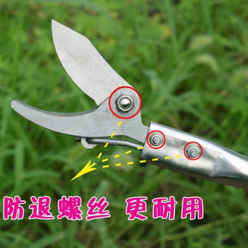 高枝剪高空修枝剪不锈钢剪刀修剪树枝高空剪剪枝剪园林剪摘花椒剪