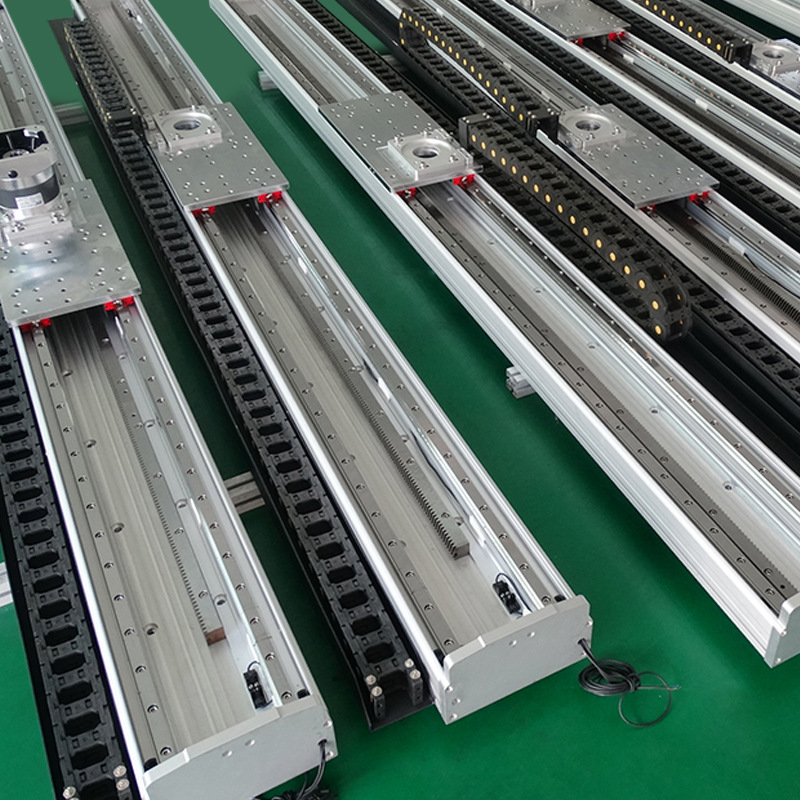 齿轮齿条直线导轨滑台模组线性直角坐标机器人大型桁架码垛机械手