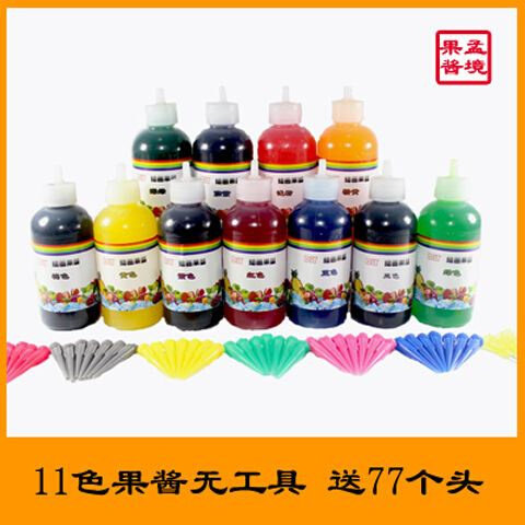速发果酱画果酱果酱厨房盘饰套装画盘果酱厨师绘画工具全厨师饰小