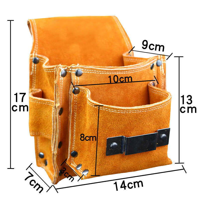 钉兜钉包腰包木工用磨钉兜盒工具包男工地用多功能钉子包1012小号