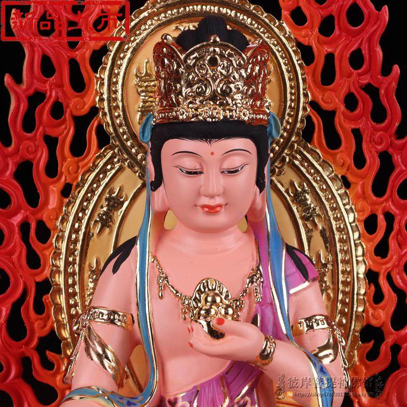 虚w空藏菩萨神像10/16寸虚空藏佛像本命佛生肖属牛虎守护神家居摆