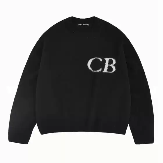 Jacquard Loose Round Neck Sweater