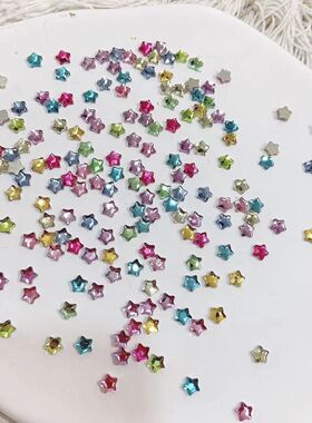 新款日系星星美甲饰品