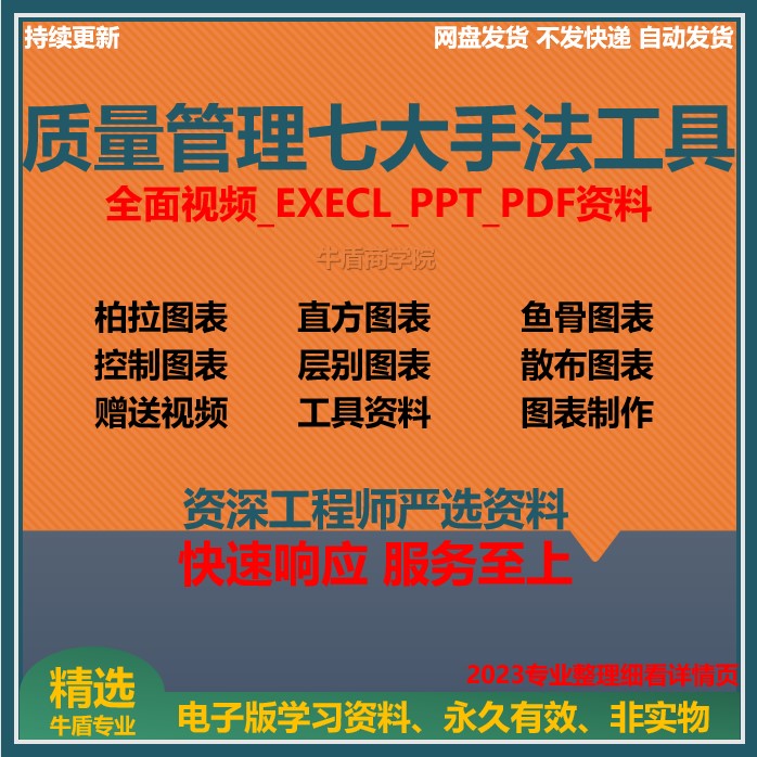 质量管理QC七大手法工具表格品质培训教程质量管理培训PPT全套资 商务/设计服务 设计素材/源文件 原图主图